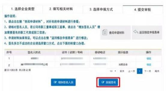 青島公司在線(xiàn)注銷(xiāo)發(fā)起簽名